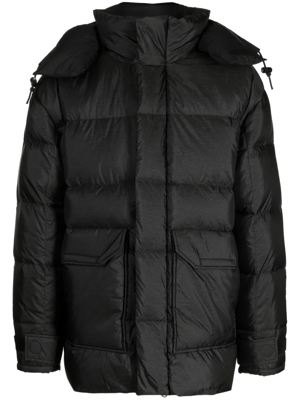 

Стеганая куртка с капюшоном The North Face, черный