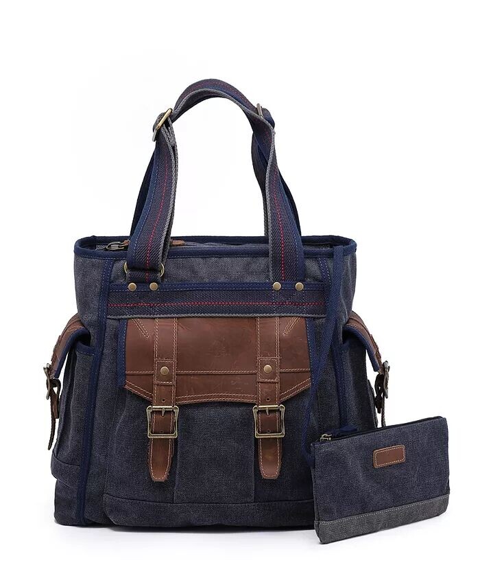 

Женская сумка-тоут Turtle Ridge Canvas TSD BRAND, синий