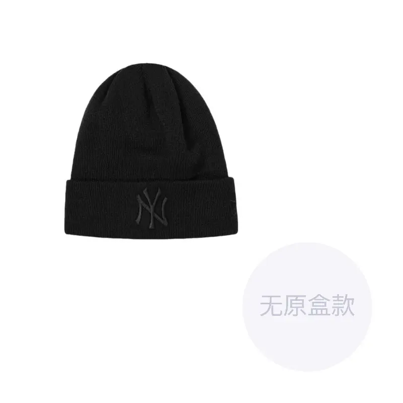 

New Era Акриловая вязаная шапка унисекс черная, Black