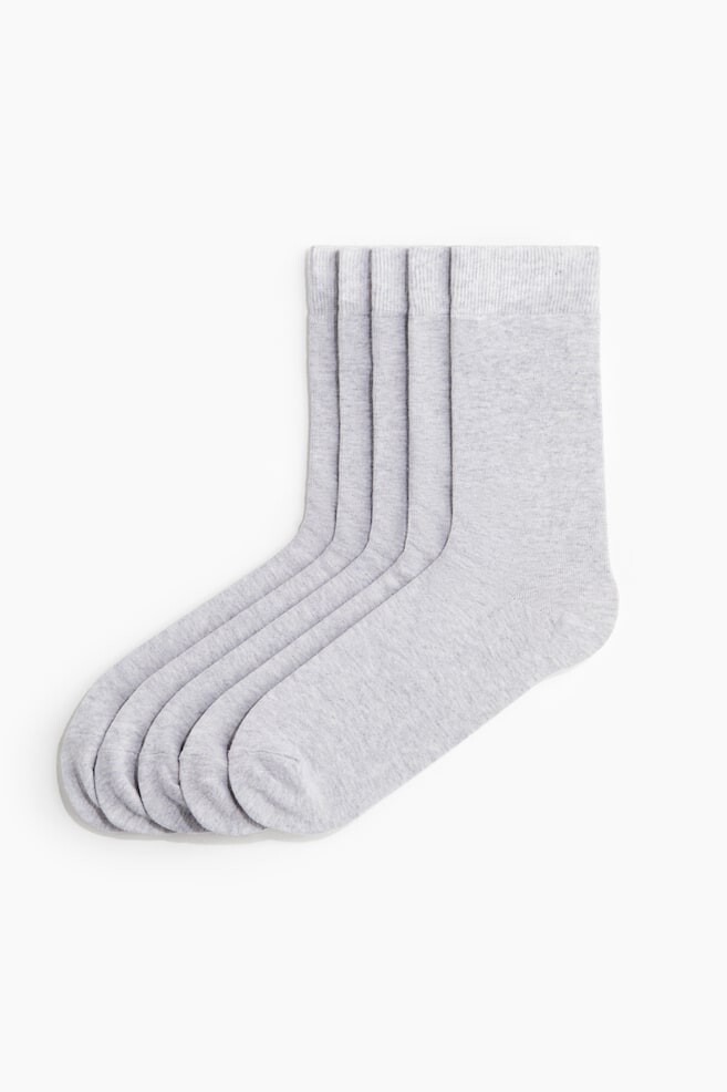 

5 упаковок носков H&M, серый