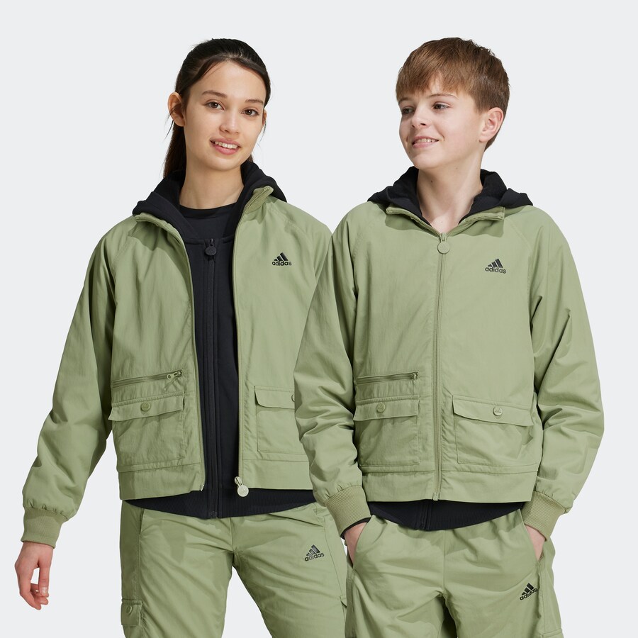 Спортивная куртка ADIDAS SPORTSWEAR Future Icons, оливковый — фото 2