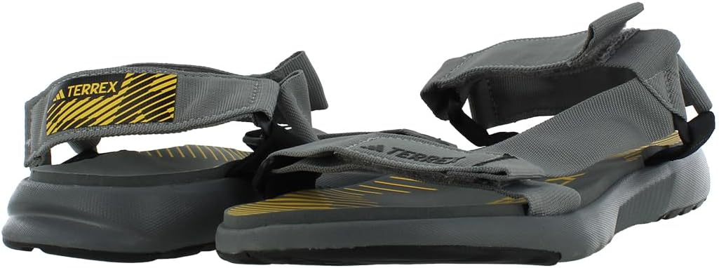 Унисекс-сандалии для легкого хайкинга adidas Terrex Hydroterra, серый/угольный — фото 2