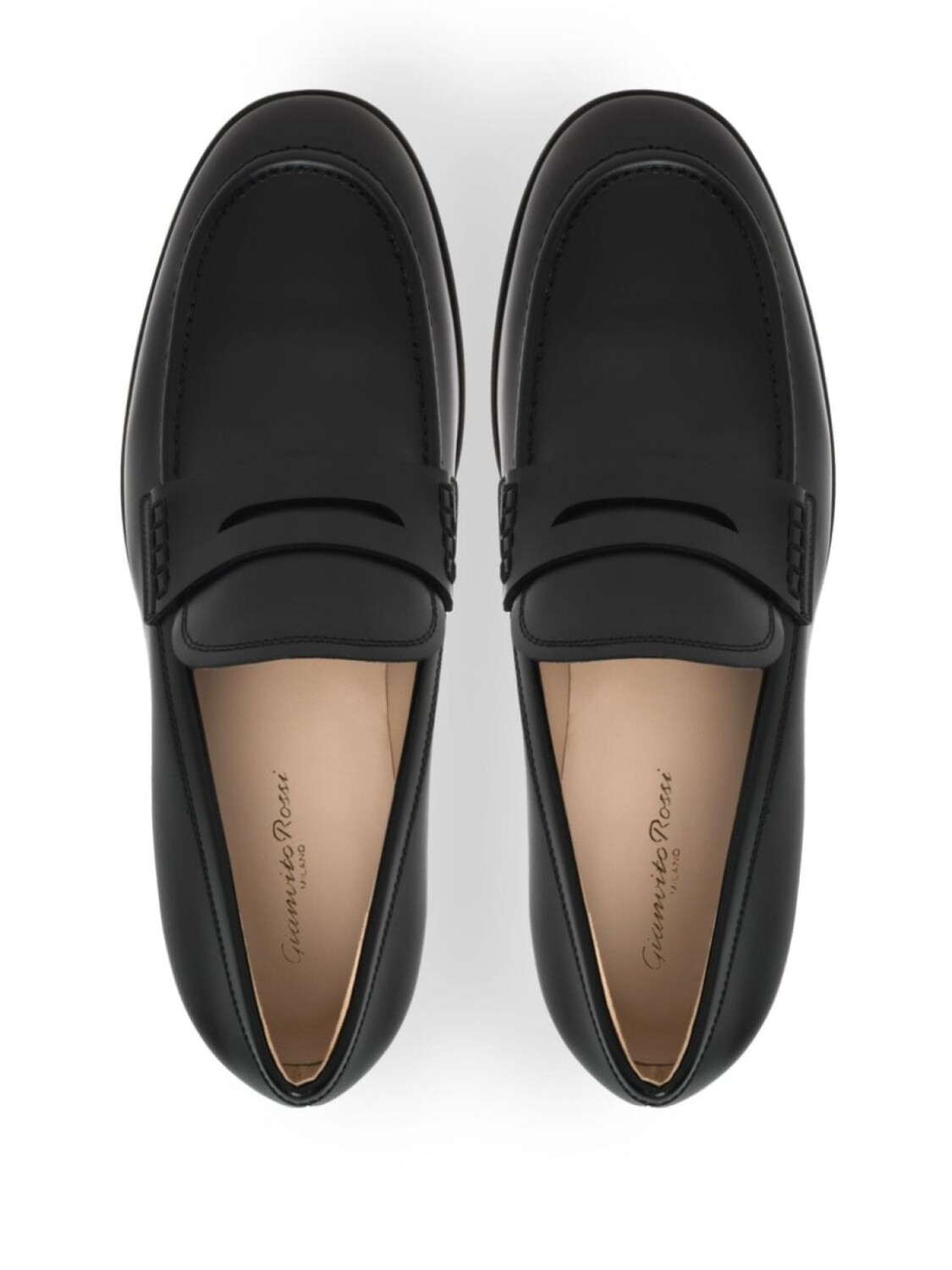

Gianvito Rossi джордж мокасины, черный