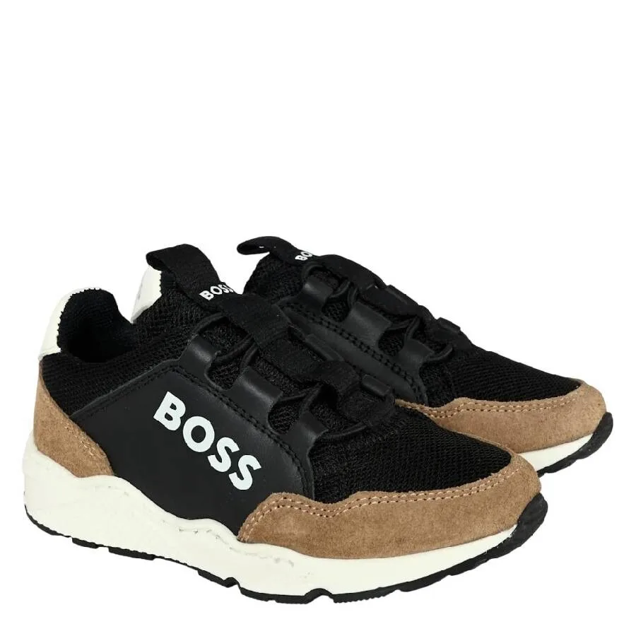 Кроссовки для мальчиков Hugo Boss с логотипом — фото 2