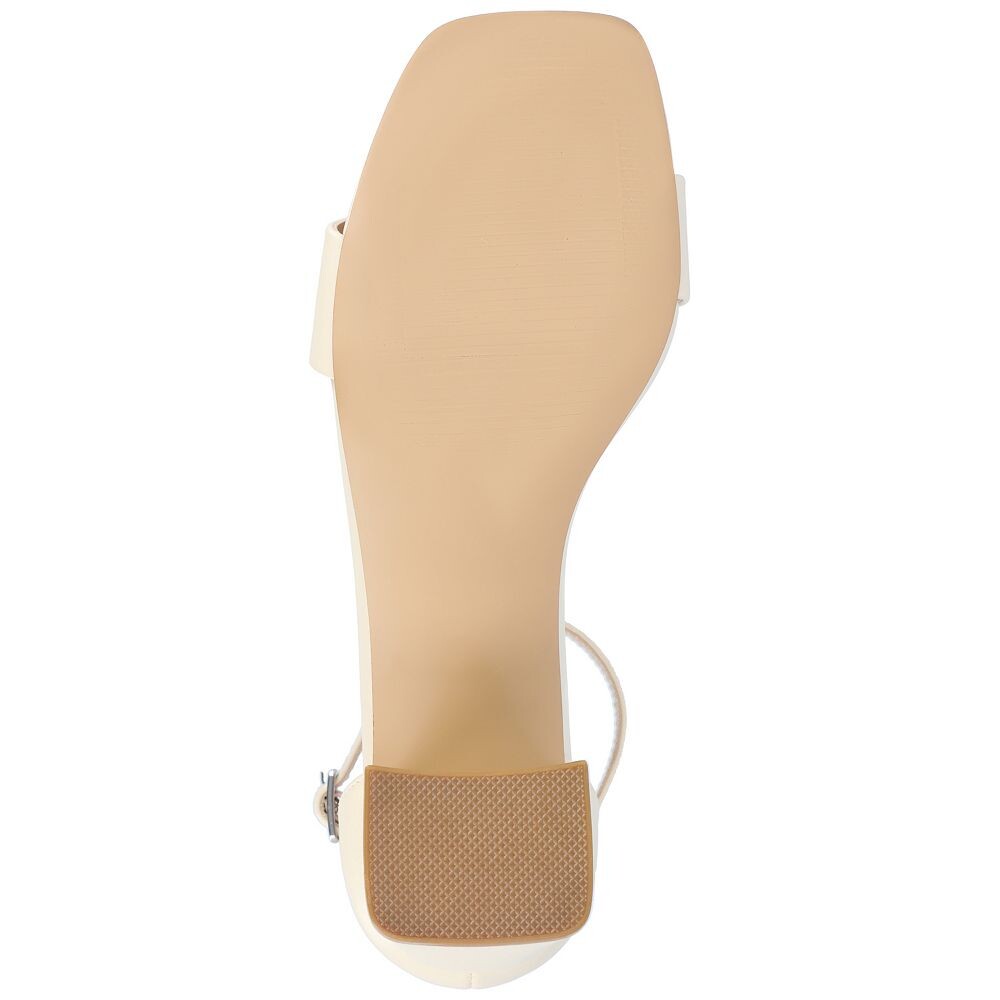 Женские классические сандалии из пены Tru Comfort Foam из коллекции Journee Collection SuperNatural Shades, цвет Shell — фото 3