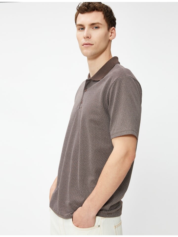 

Поло KOTON T shirt, коричневый