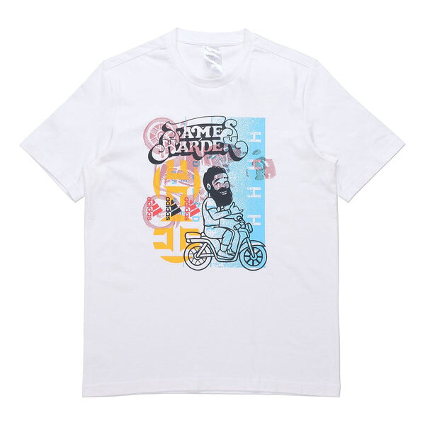 

Футболка hdn avatar sc basketball athleisure casual sports short sleeve white Adidas, белый