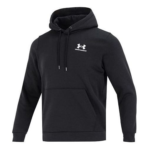 

Толстовка essential fleece hoodie 'black' Under Armour, черный