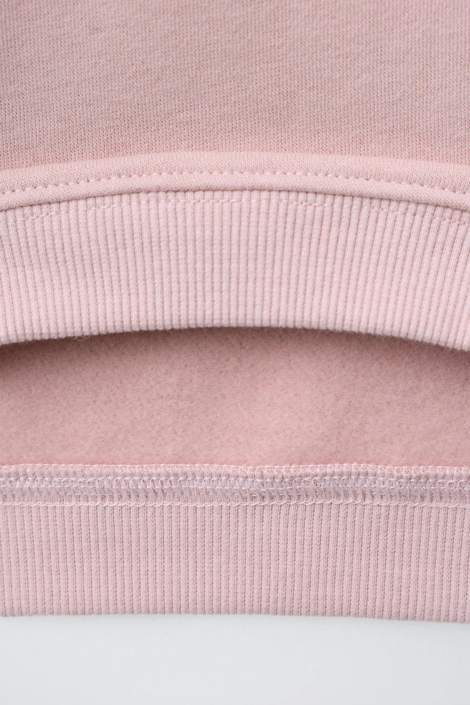 Однотонный комплект из толстовки и леггинсов Zara, розовый — фото 4