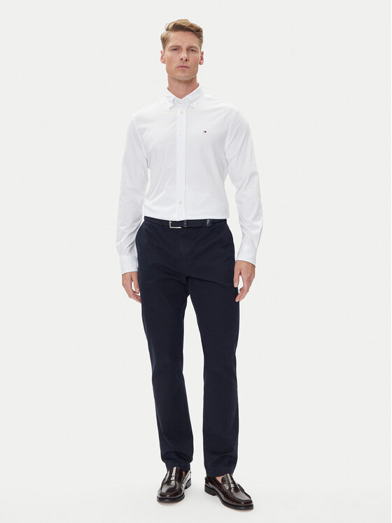 Рубашка slim fit Performance MW0MW39418 Tommy Hilfiger, белый — фото 2