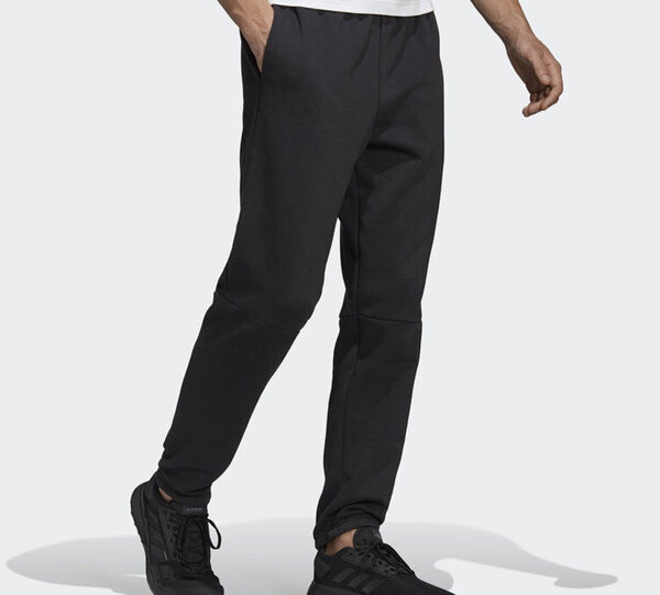 Спортивные штаны adidas logo Printing Knit Long Pants Black, черный — фото 3