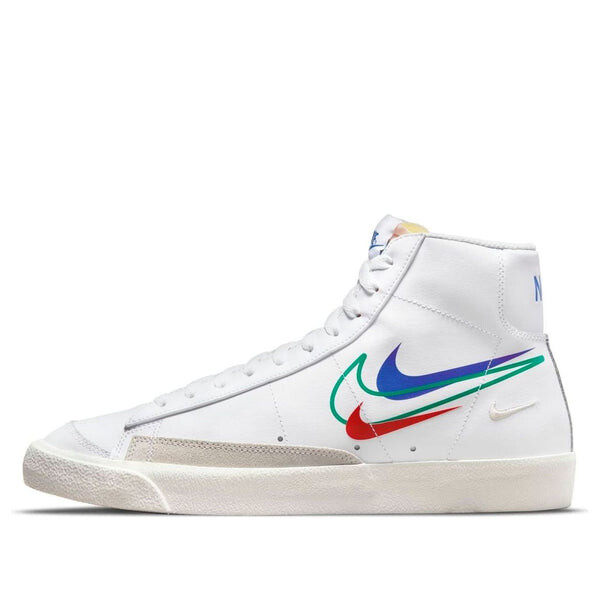 

Кроссовки blazer mid '77 'multi-swoosh' Nike, белый