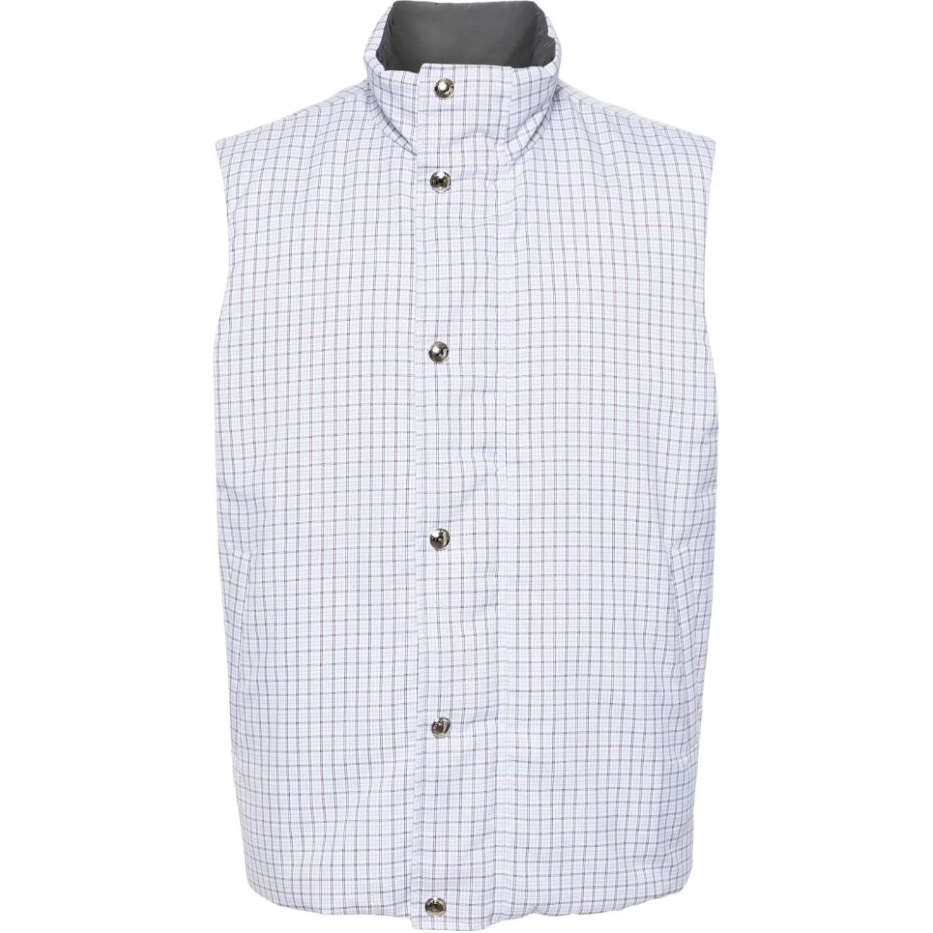 

Реверсивная стеганая жилетка THOM BROWNE, Светло-голубой, Синий, Реверсивная стеганая жилетка THOM BROWNE, Светло-голубой