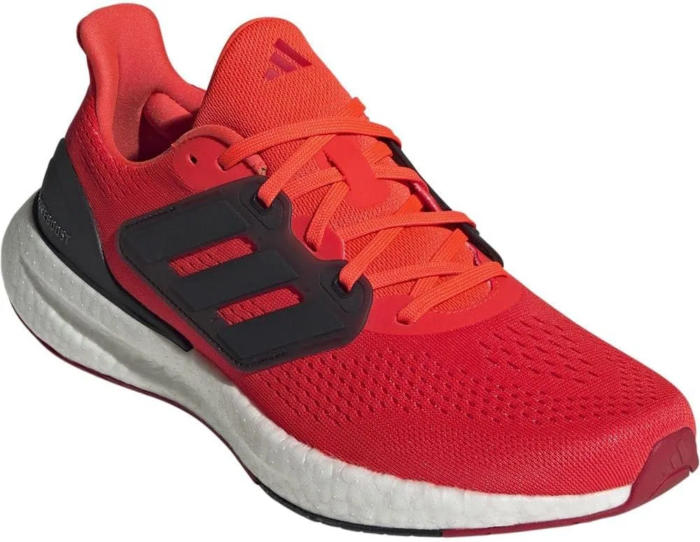 Мужские кроссовки Adidas Pureboost 23 для бега, Solar Red Core Black Better Scarlet — фото 4