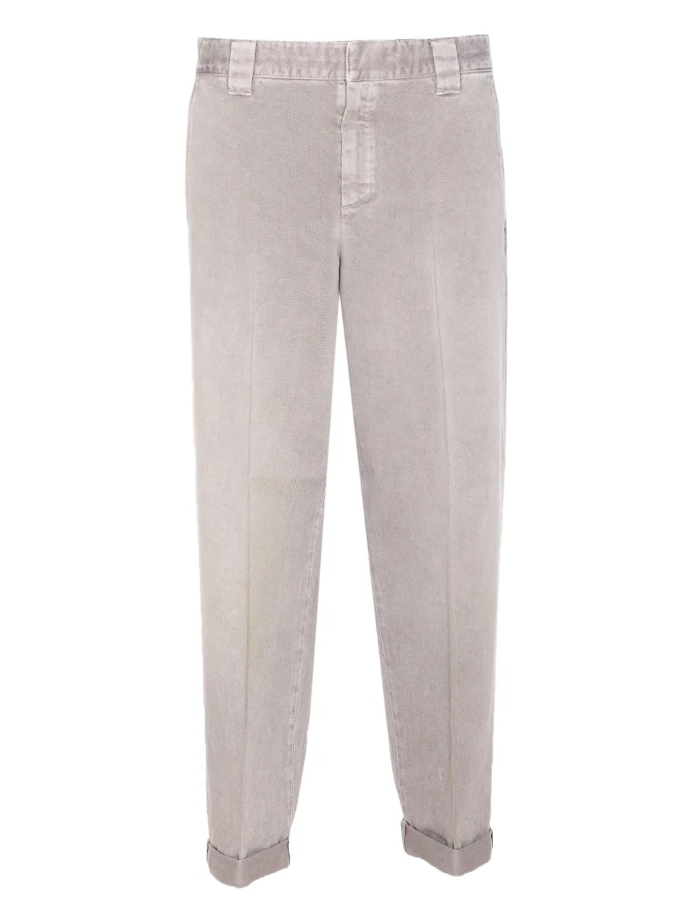 

Хлопковые брюки с манжетами GOLDEN GOOSE, серый