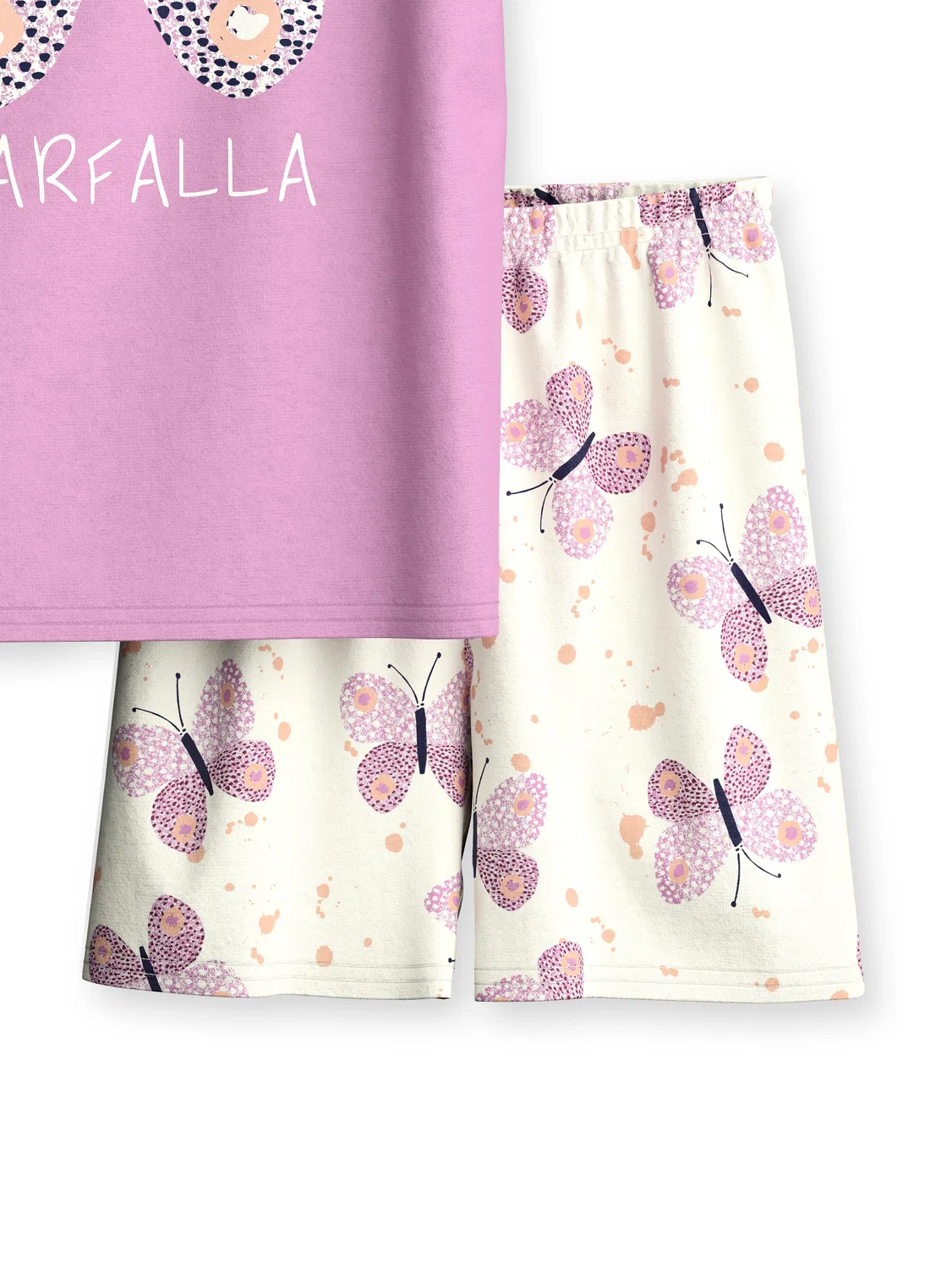 Пижама из органического хлопка Calida, bubble gum pink — фото 4