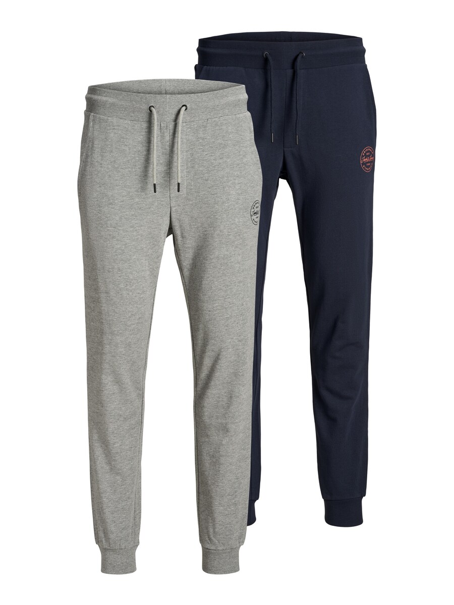 

Зауженные брюки JACK & JONES Gordon Shark, цвет marine blue/mottled grey