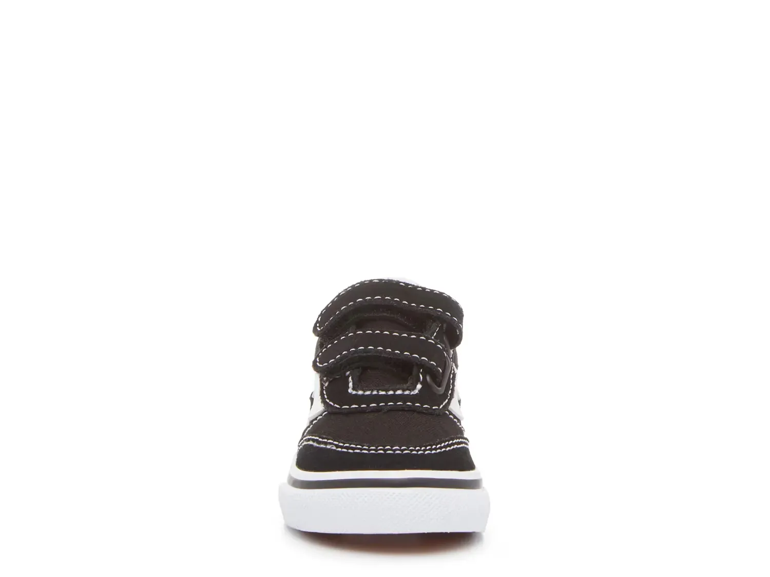 Бруклинские кроссовки - детские Vans, Black/White — фото 2