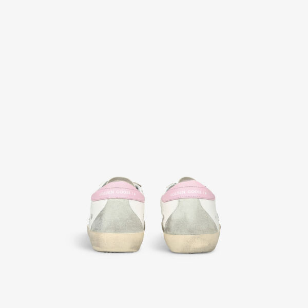 Женские кожаные низкие кеды superstar 11531 Golden Goose, белый — фото 4