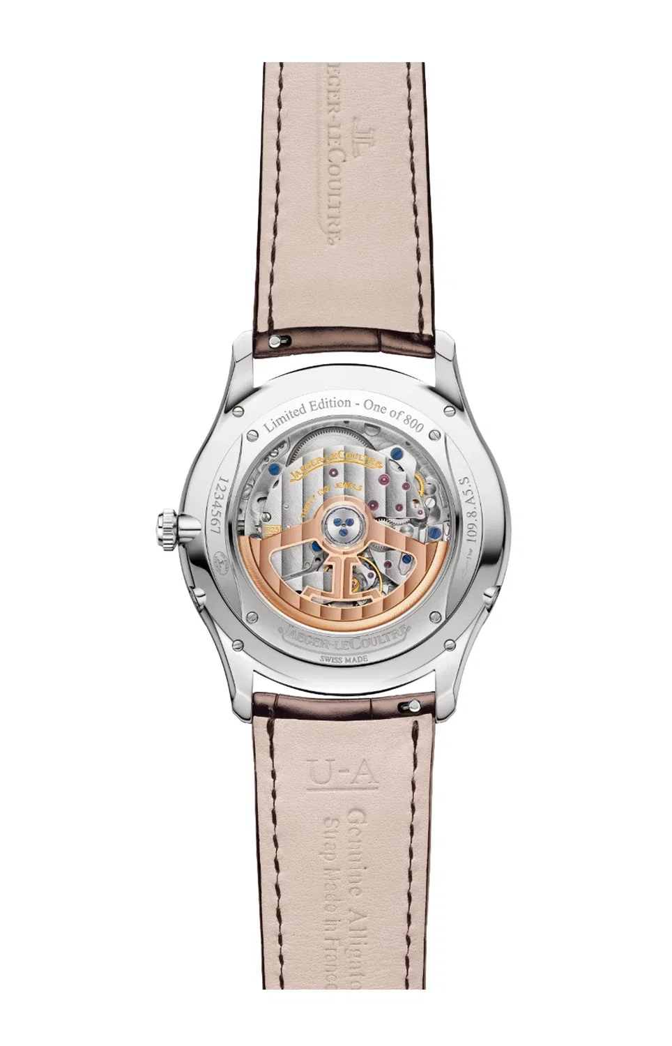 МАСТЕР УЛЬТРА ТОНКИЙ ЛУНА - ЛИМИТИРОВАННАЯ СЕРИЯ - 1368460 JAEGER-LECOULTRE, золотой — фото 2