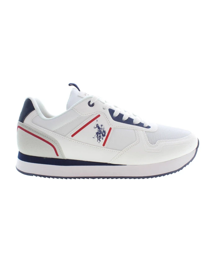 

Спортивные кроссовки на шнуровке U.S. Polo Assn., белый