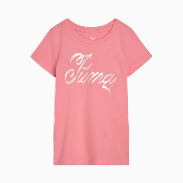 

Футболка из хлопкового джерси для маленьких детей Bow Society Puma, розовый