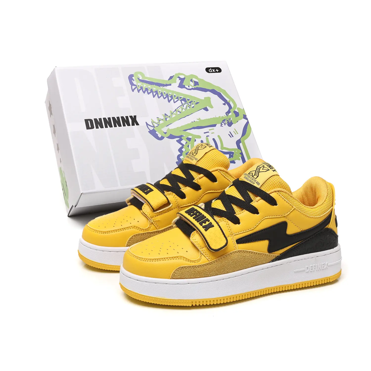 

Dnnnnx Днннн Лоу Топ скейтборд обувь унисекс — молния желтый, цвет Lightning Yellow
