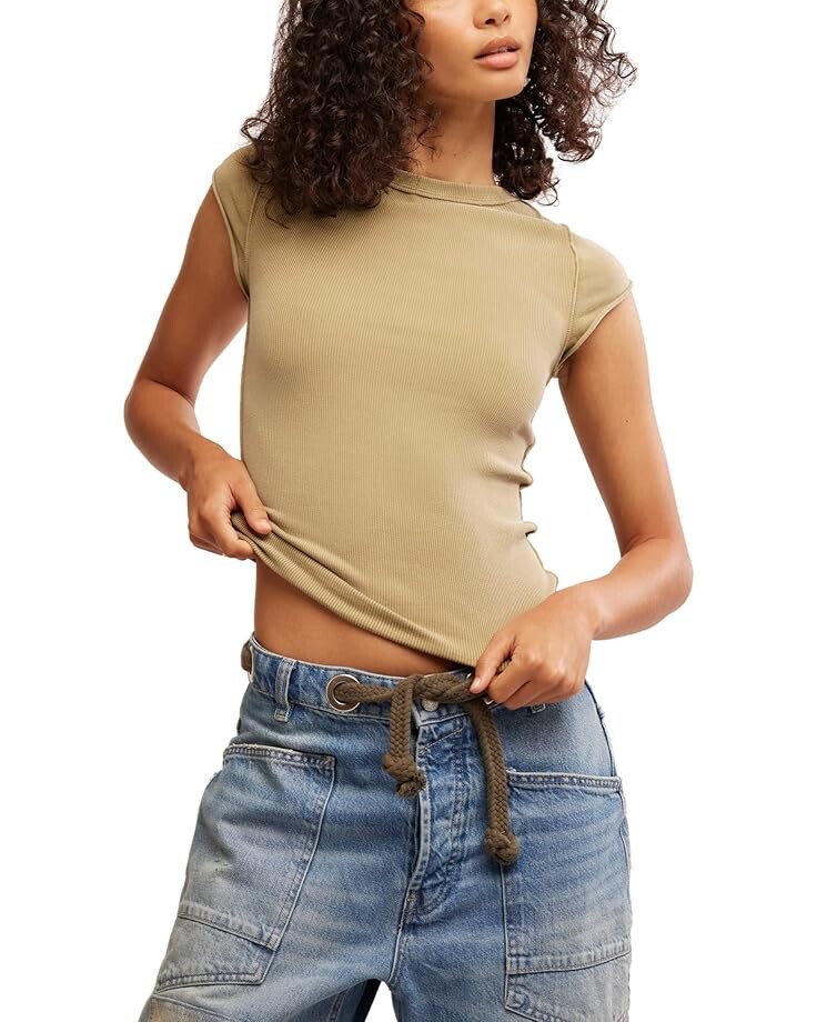 

Футболка Free People Ever Had Tee, цвет Python