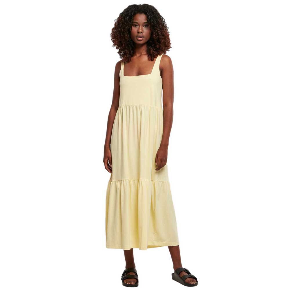 

Платье миди Urban Classics Valance Sleeveless, желтый
