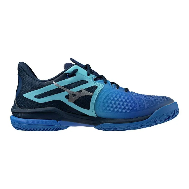 Теннисные кроссовки «Wave Exceed Tour 6 OC» от Mizuno, 28 Blue X White X Navy — фото 4
