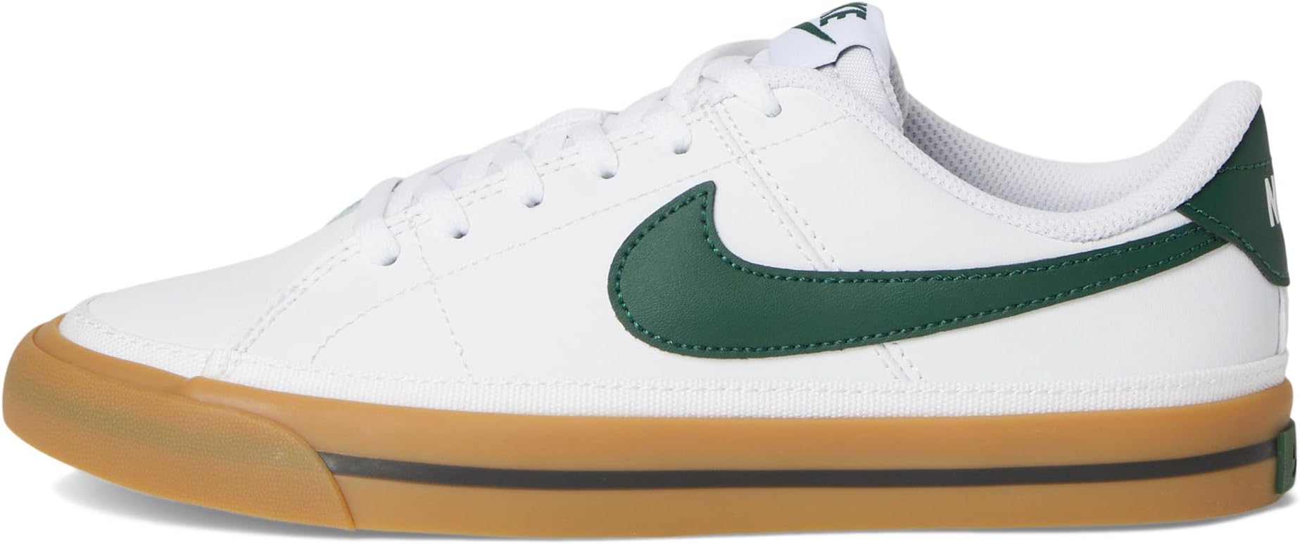 Кроссовки Nike Kids Court Legacy, цвет White/Fir/Gum Light Brown/Anthracite — фото 4