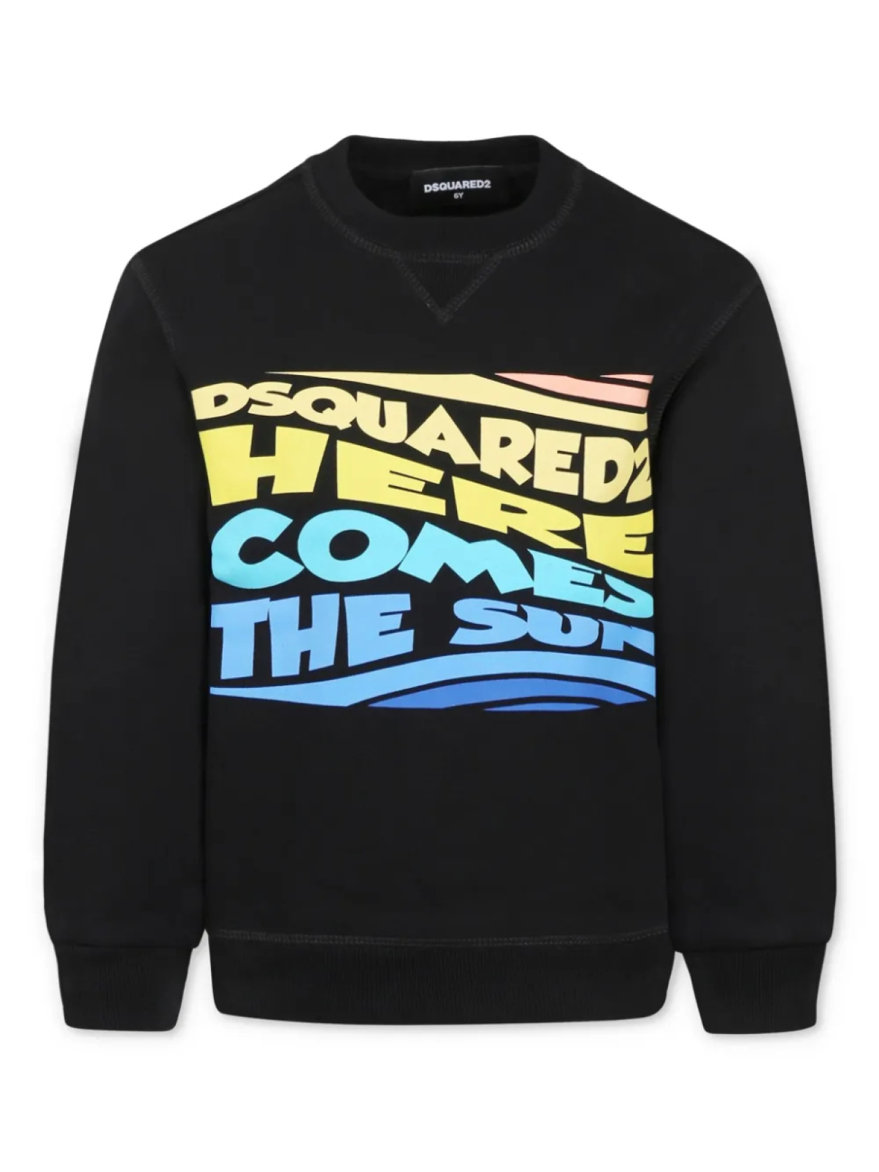 

Толстовка с надписью DSQUARED2 KIDS, черный