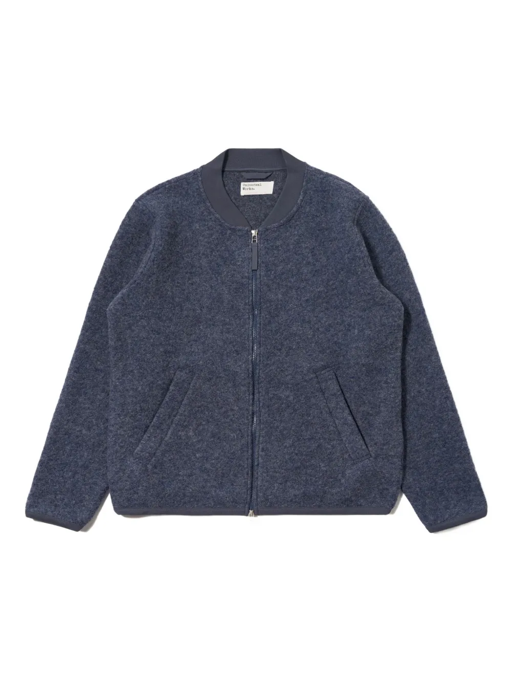 

Бомбер на молнии Universal Works, синий