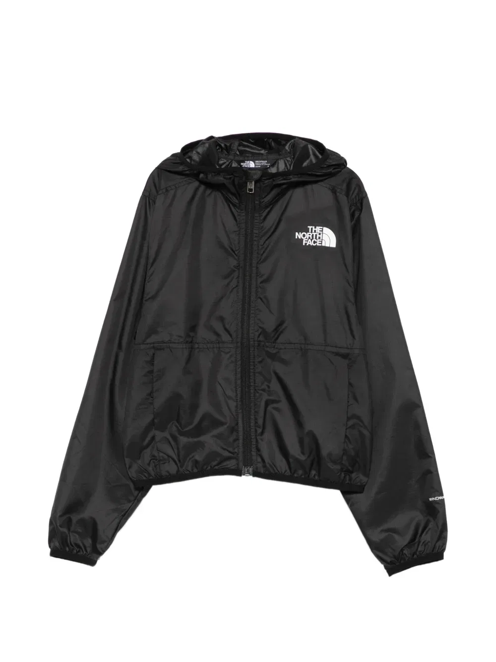 Куртка на молнии с капюшоном The North Face Kids, черный