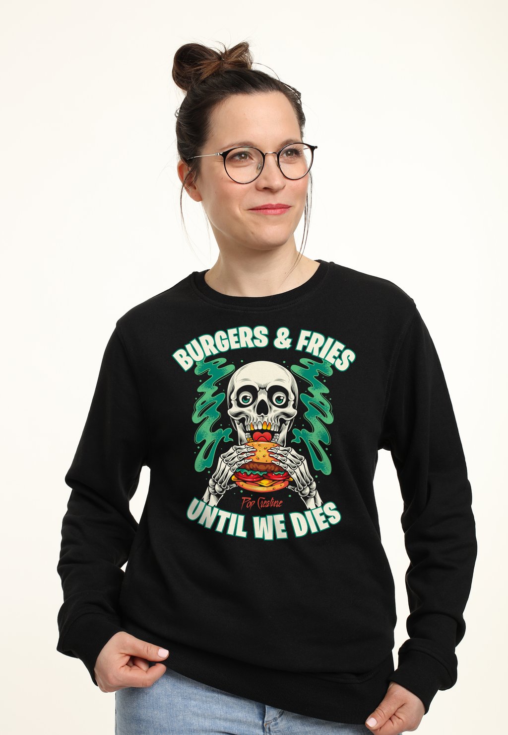 

Толстовка POP CREATURE BURGERS & FRIES Henry Tiger, черный