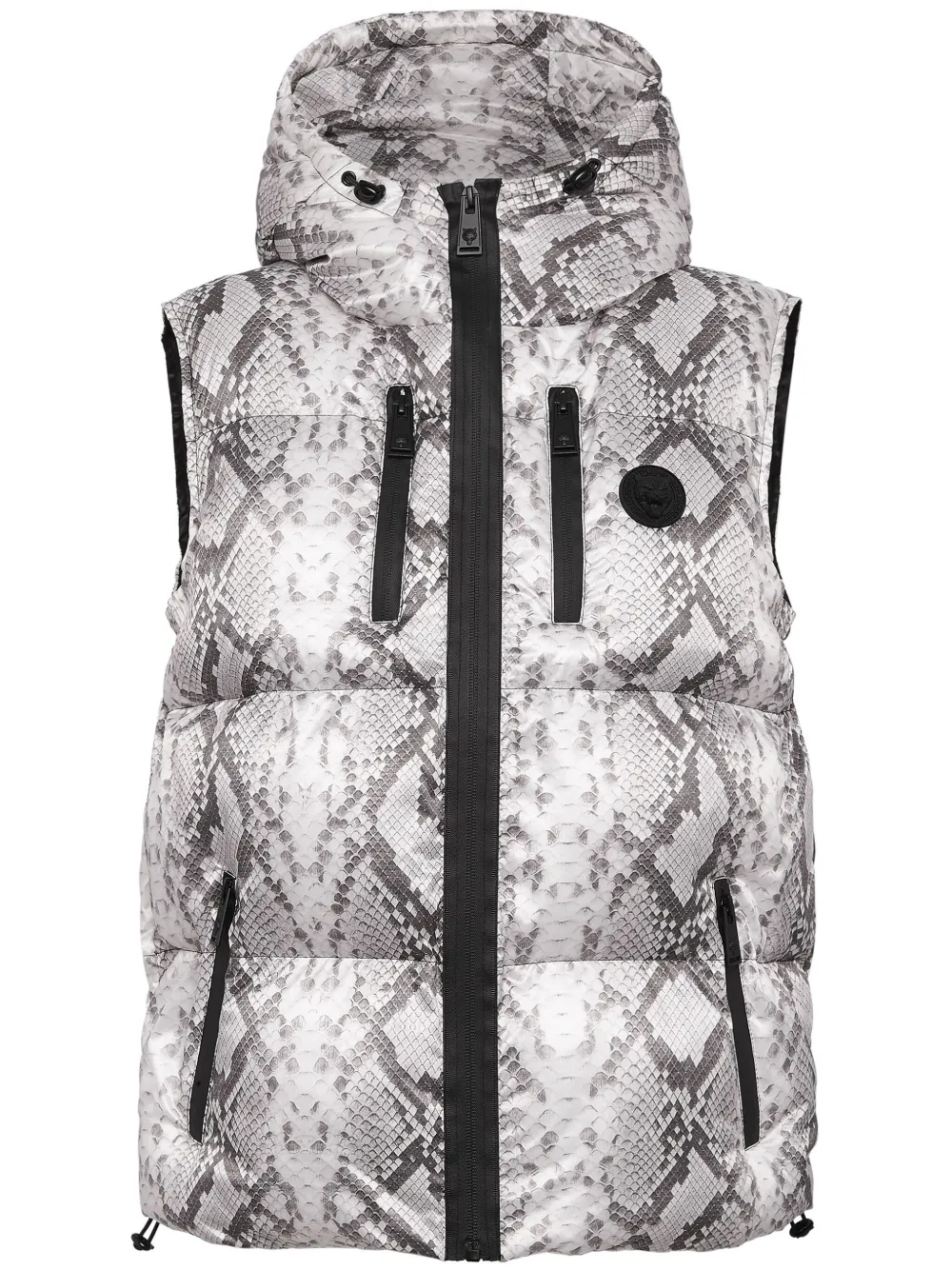 

Жилет с капюшоном и логотипом Plein Sport, серый