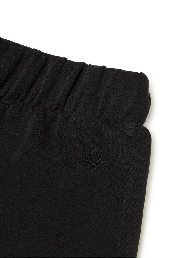 Брюки широкого кроя. спортивные штаны United Colors Of Benetton, Black — фото 3