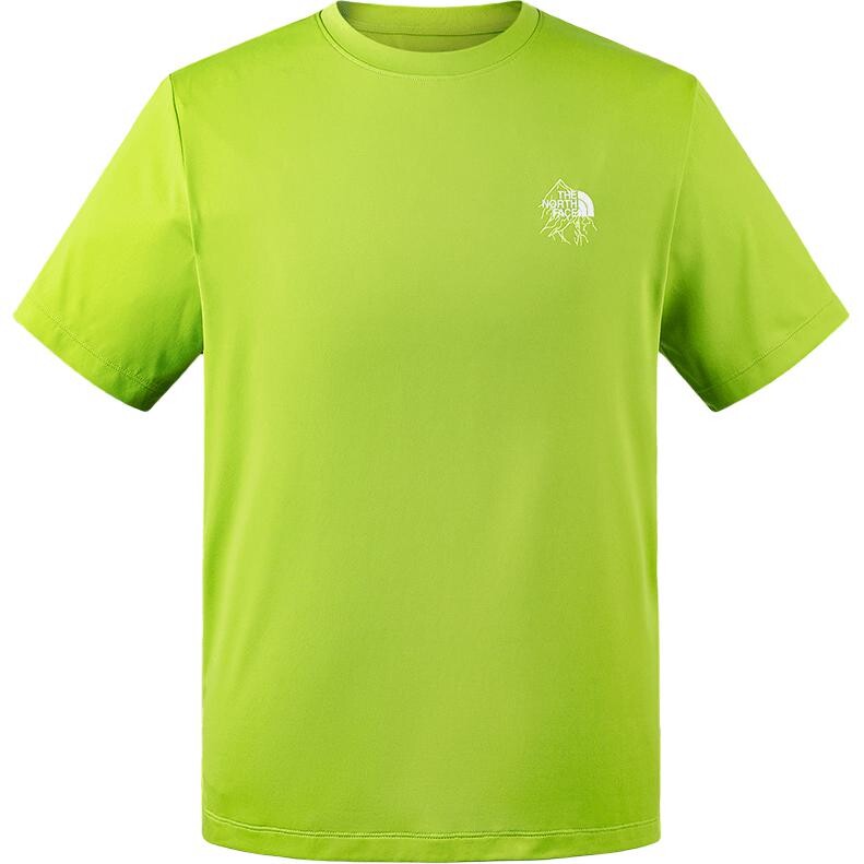 

Футболка мужская яблочно-зеленая The North Face, зеленый