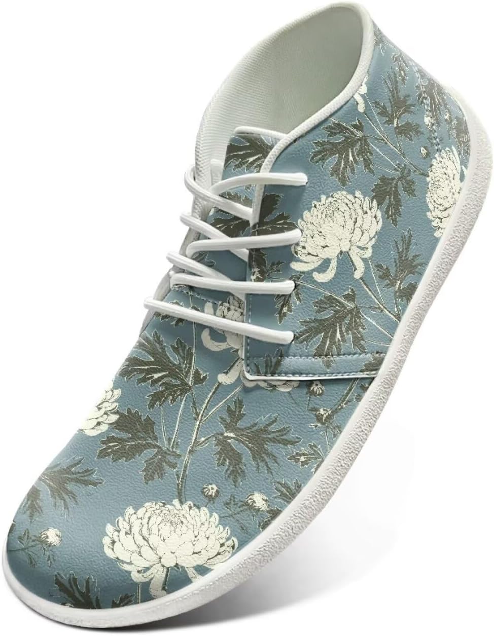 

Мужские кроссовки с широким носком, легкие, для ходьбы и походов, с нулевым перепадом высоты подошвы, нескользящие, повседневные, низкие, размеры US 5-14 Qoiuvncy, Plain Chrysanthemum