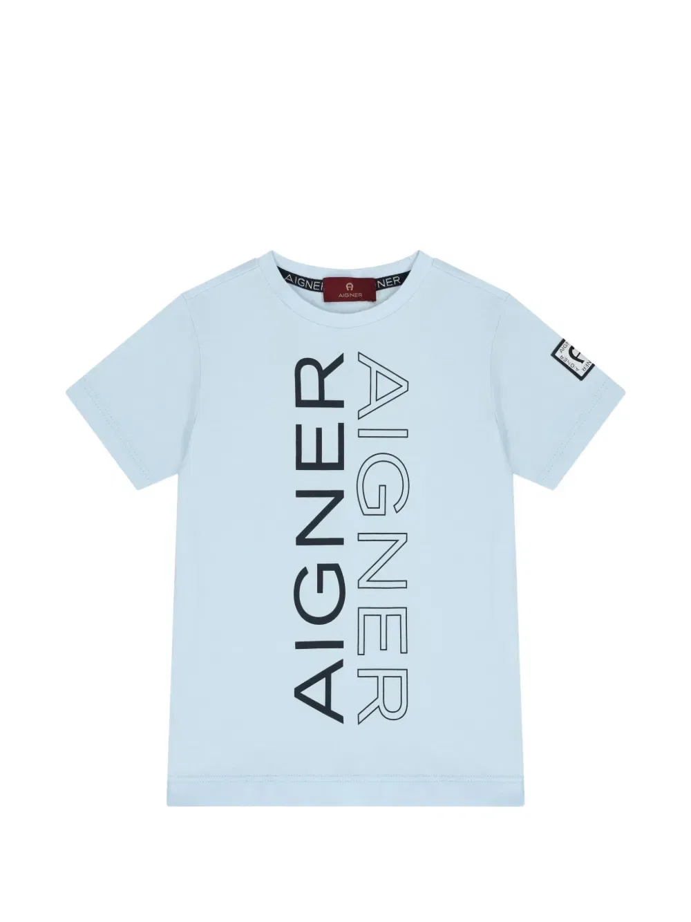 Комплект из футболки и шорт с логотипом Aigner Kids, синий — фото 3