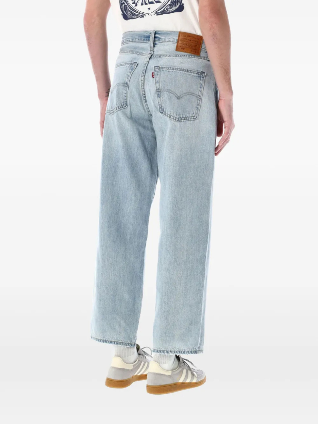 Укороченные джинсы Levi's, синий — фото 2