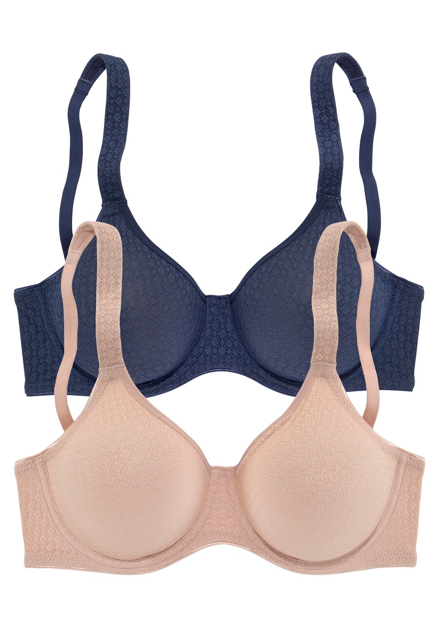 

Футболка-бюстгальтер PETITE FLEUR, Nude/Navy