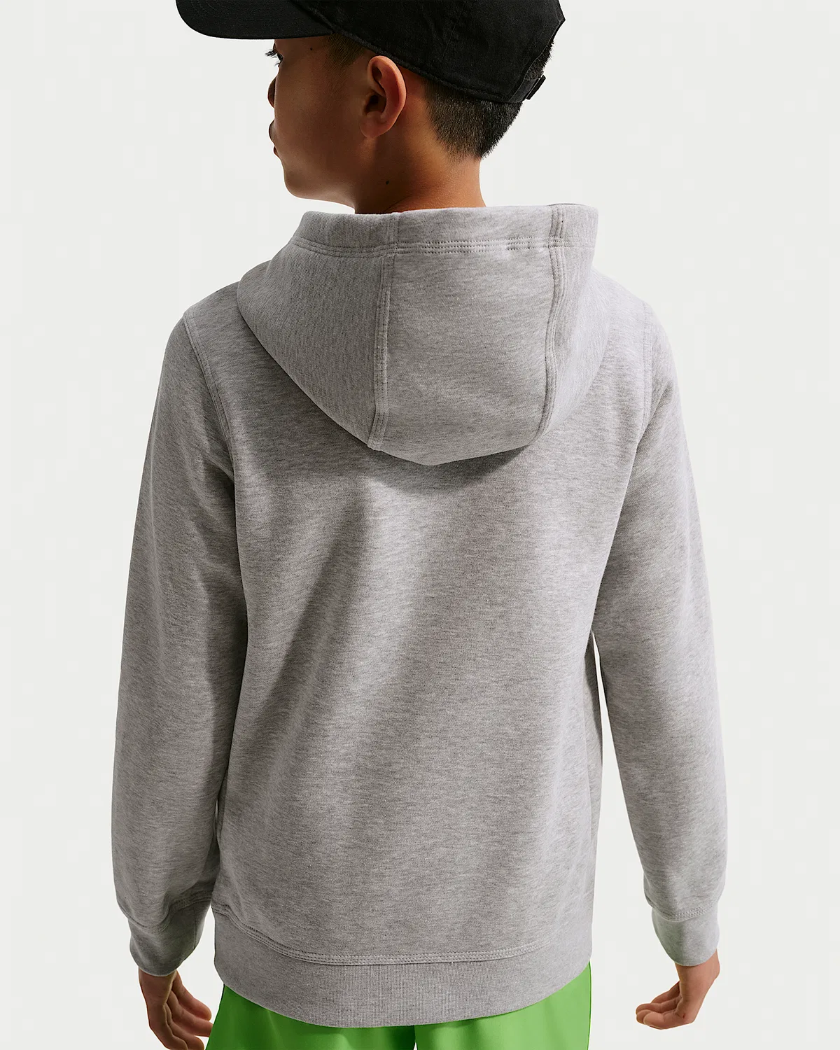 Детская толстовка Nike Volleyball Pullover Hoodie, Dark Grey Heather — фото 2