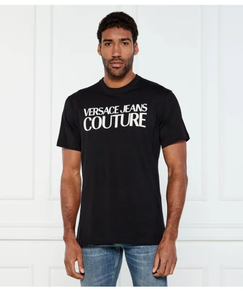 

Футболка Regular fit Versace Jeans Couture, черный