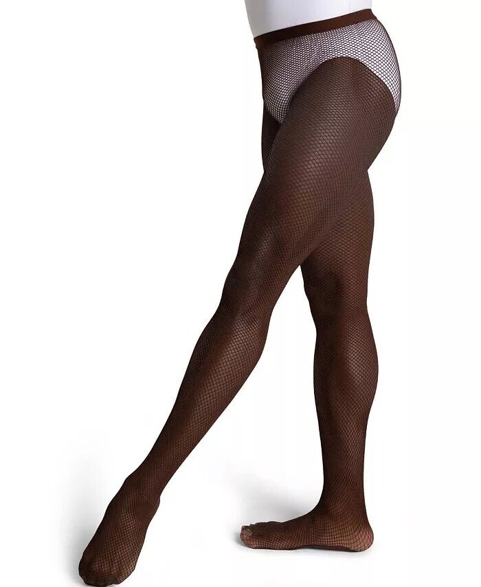 

Женские профессиональные бесшовные тайтсы в сеточку Capezio, коричневый