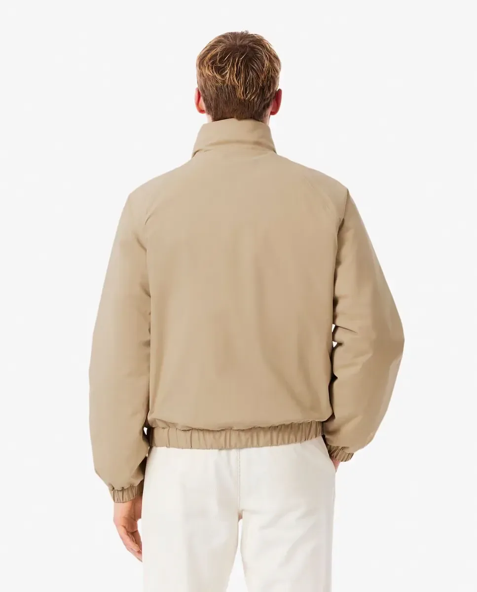 Мужская стеганая водоотталкивающая куртка Lacoste, бежевый — фото 2