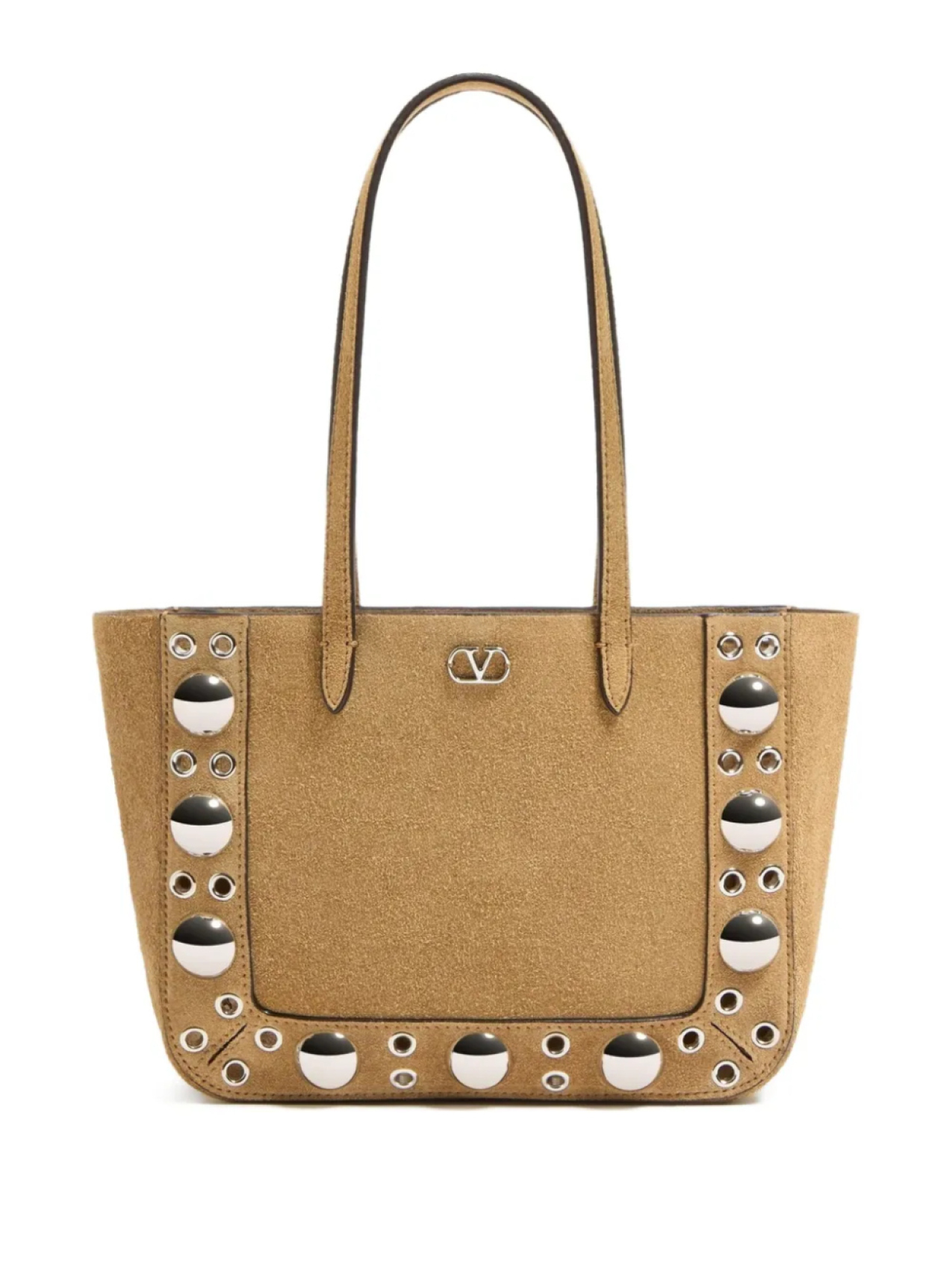 

МИНИ-СУМКА ДЛЯ ПОКУПОК ИЗ ЗАМШИ NELLCÔTE Valentino Garavani, нейтральный