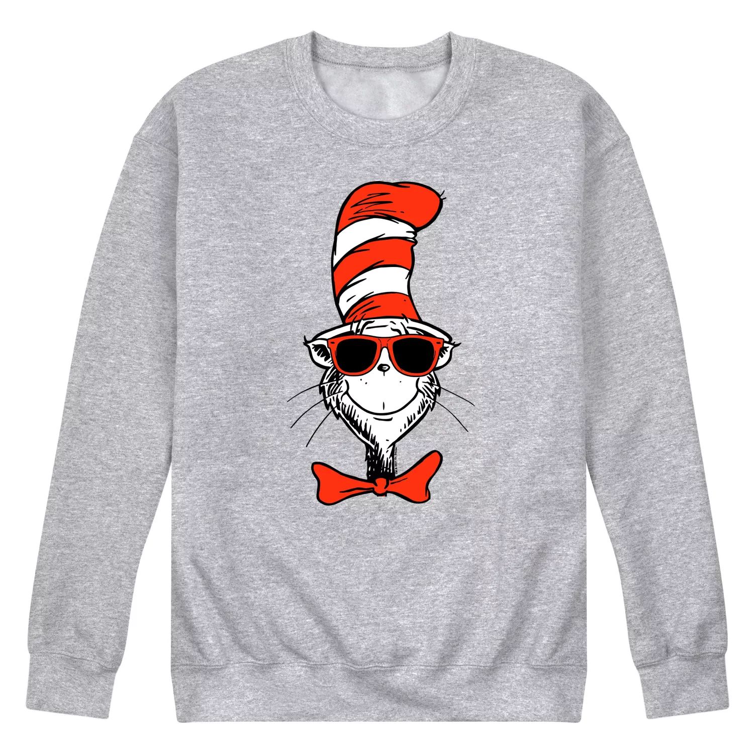 

Мужской свитшот с рисунком Dr Seuss The Cat In The Hat Cool Shades Licensed Character