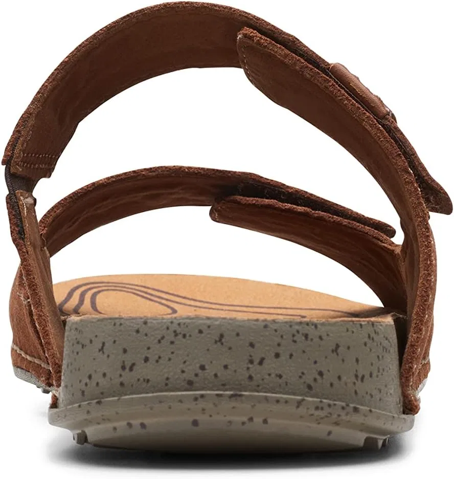 Мужские сандалии Clarks Crestview Easy Flat, Cola — фото 3