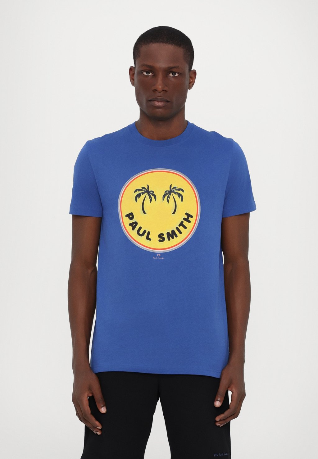 

Футболка с принтом SLIM FIT PALM TREES PS Paul Smith, синий